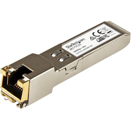 StarTech.com SFP (mini-GBIC) - 1 x RJ-45 Duplex 1000Base-T LAN - 1 Pack