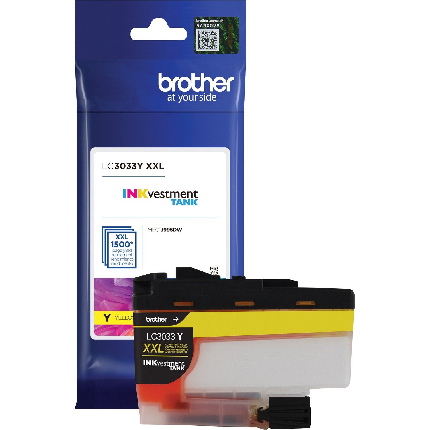 Brother INKvestment LC3033YS Original Inkjet Ink Cartridge - Yellow - 1 Each