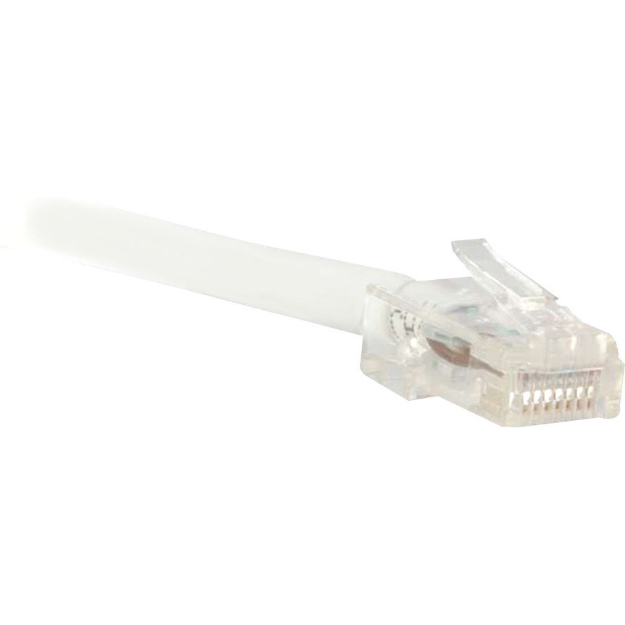 ENET Cat5e White 14 Foot Non-Booted (No Boot) (UTP) High-Quality Network Patch Cable RJ45 to RJ45 - 14Ft
