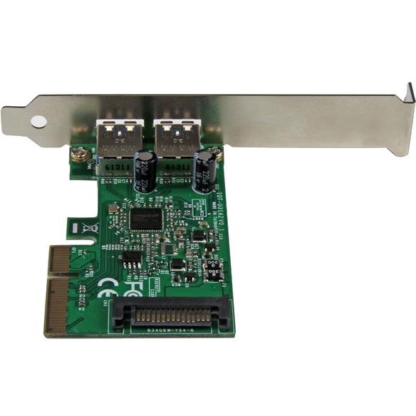 StarTech.com 2 Port USB 3.1 (10Gbps) Card - 2x USB-A - PCIe USB 3.1 Card with Type-A - PCI Express - Supports UASP