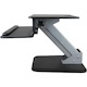 StarTech.com Height Adjustable Standing Desk Converter - Sit Stand Desk with One-finger Adjustment - Ergonomic Desk