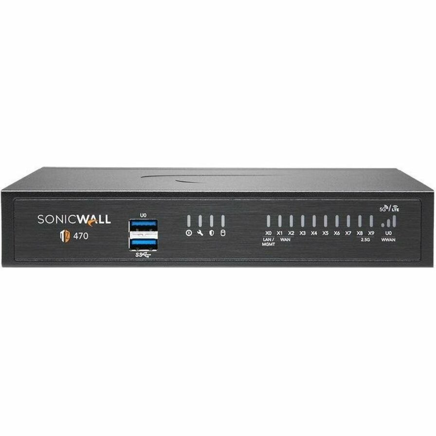 SonicWall TZ470 Network Security/Firewall Appliance - 3 Year Essential Protection Service Suite