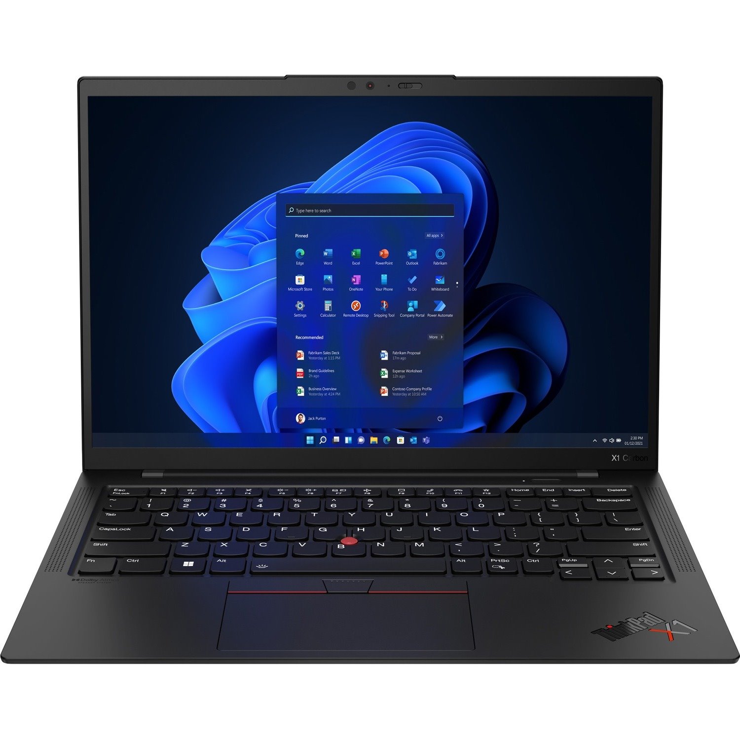 Lenovo ThinkPad X1 Carbon Gen 10 21CB007AUK 35.6 cm (14") Touchscreen Ultrabook - WUXGA - 1920 x 1200 - Intel Core i7 12th Gen i7-1260P Dodeca-core (12 Core) 2.10 GHz - 16 GB Total RAM - 16 GB On-board Memory - 512 GB SSD - Deep Black