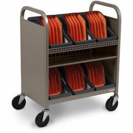 Bretford CUBE Transport Cart with Caddies - TVCT30CAD