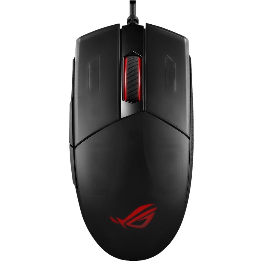 Asus ROG Strix Impact II Gaming Mouse - USB - Optical - 5 Button(s) - Black