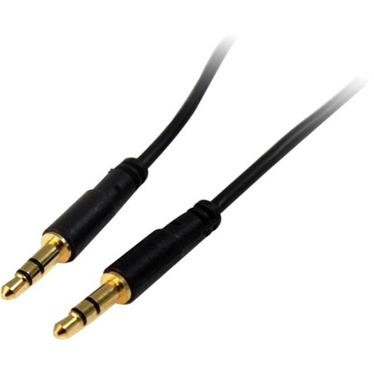 StarTech.com 3 ft Slim 3.5mm Stereo Audio Cable - M/M