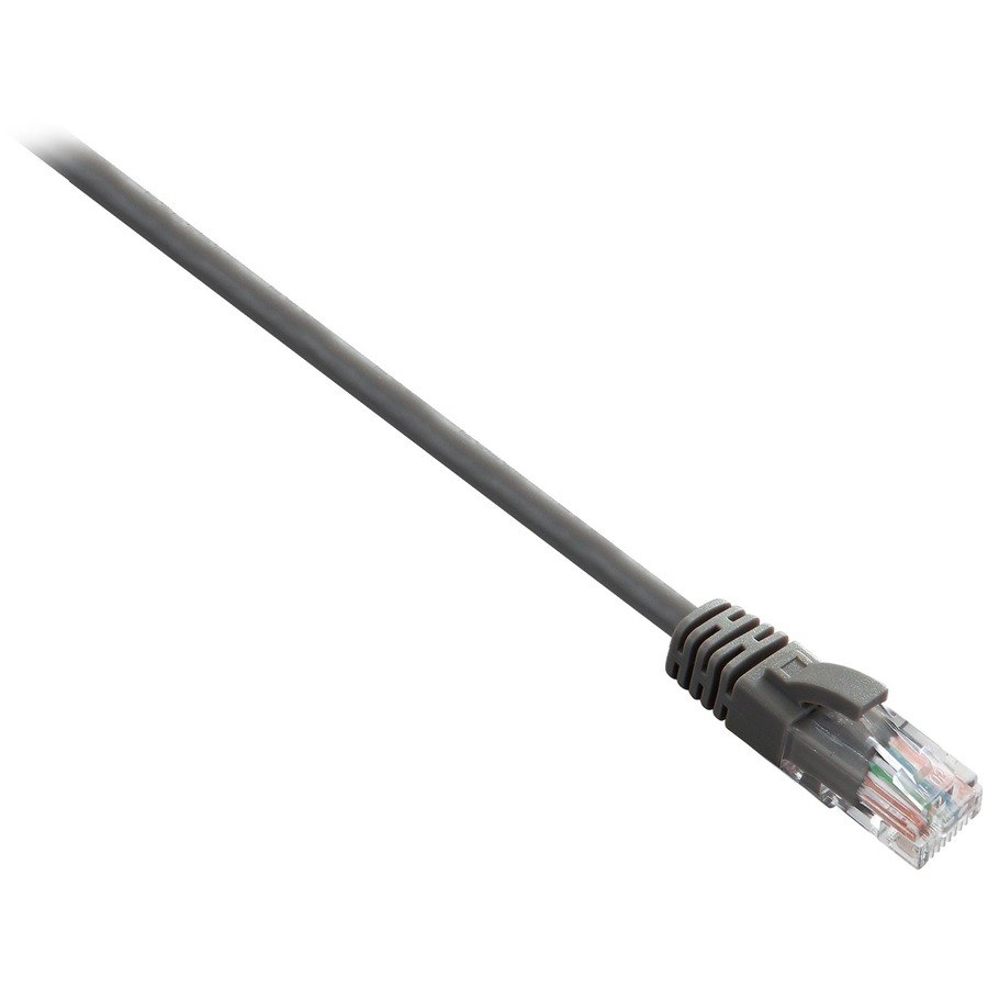 V7 V7CAT6UTP-10M-GRY-1E 10 m Category 6 Network Cable for Modem, Patch Panel, Network Card