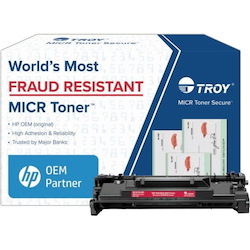 Troy Toner Secure Original MICR High Yield Laser Toner Cartridge - Alternative for Troy, HP CF226X - Black - 1 Pack