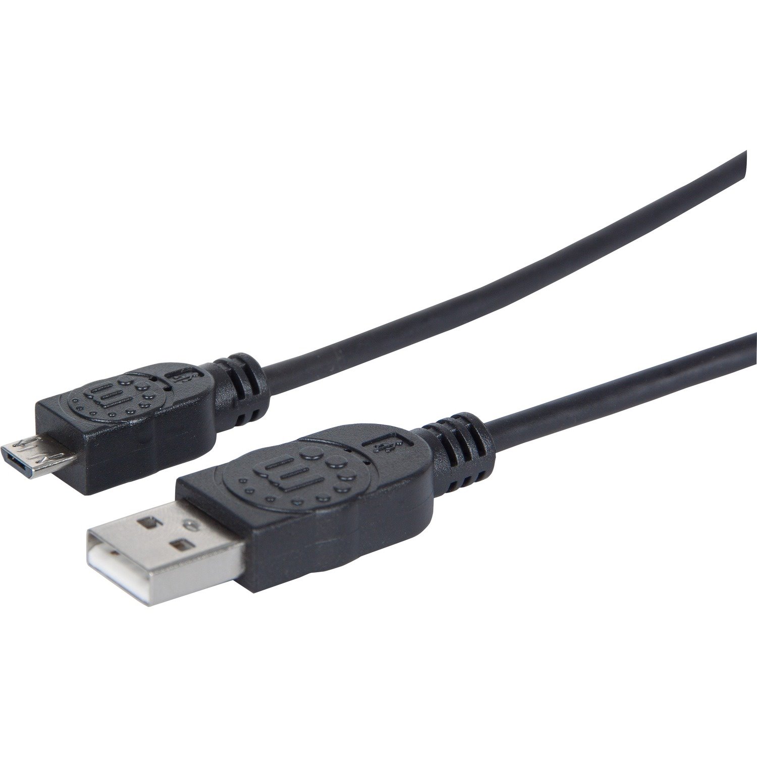 Manhattan Hi-Speed USB 2.0 A Male/Micro-B Male USB Device Cable, 6', Black