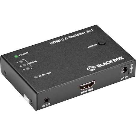Black Box HDMI 2.0 4K Video Switch - 3x1
