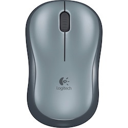 Logitech M185 Wireless Mouse, 2.4GHz with USB Mini Receiver, 12-Month Battery Life, 1000 DPI Optical Tracking, Ambidextrous, Compatible with PC, Mac, Laptop (Swift Grey)