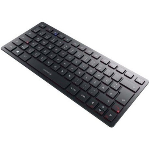 CHERRY KW 9200 MINI Keyboard - Wired/Wireless Connectivity - USB Type C Interface - Czech - Black