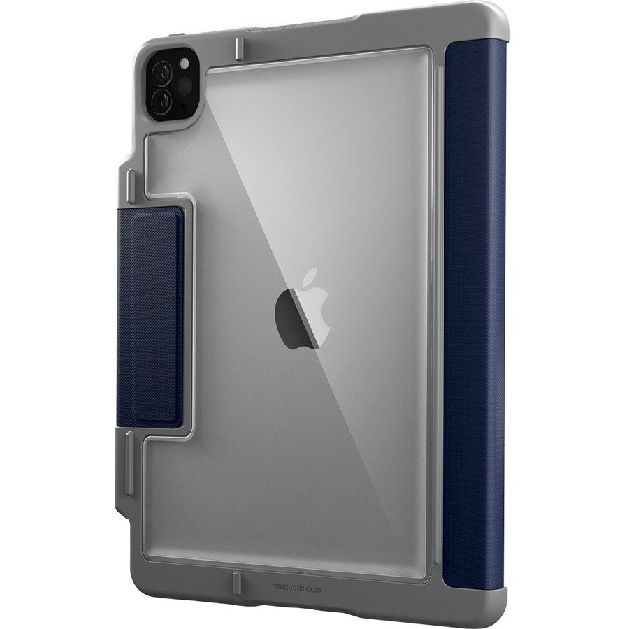 STM Goods Dux Plus Carrying Case for 27.9 cm (11") Apple iPad Pro Tablet - Transparent, Midnight Blue