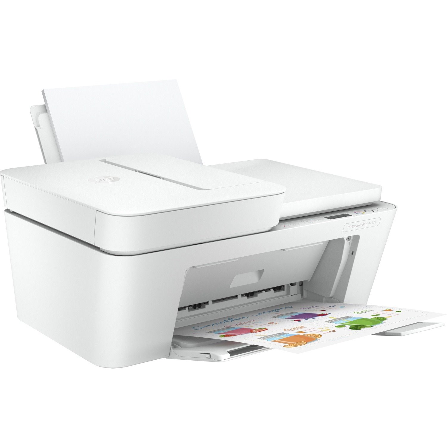 HP Deskjet 4132e Wireless Inkjet Multifunction Printer - Color - White