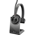 Poly Voyager 4300 UC 4310-M Wired/Wireless Over-the-head, On-ear Mono Headset - Black