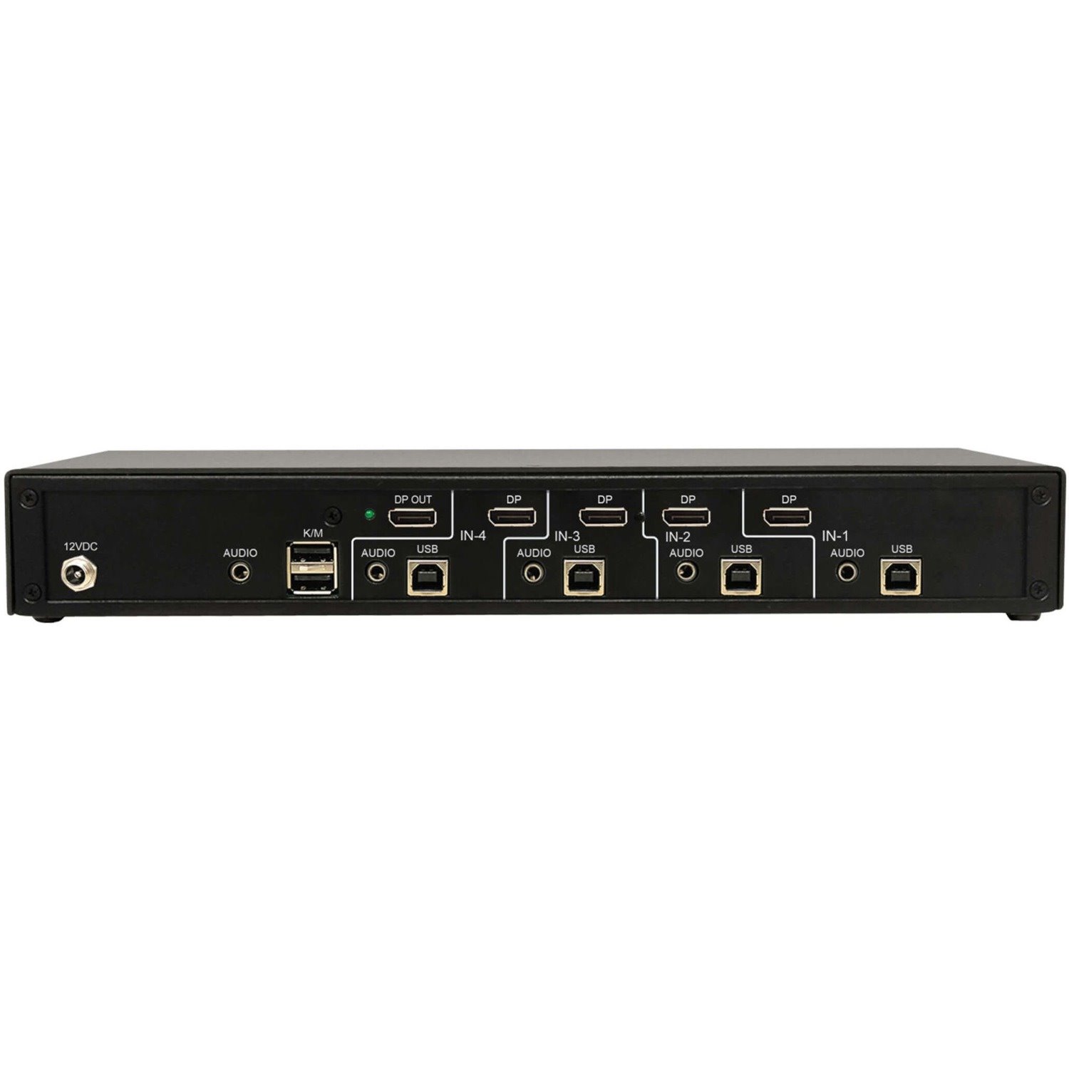 Tripp Lite Secure KVM Switch, 4-Port, Single Head, DisplayPort to DisplayPort, 4K, NIAP PP4.0, Audio, TAA