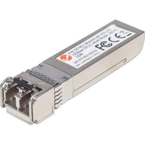 Intellinet 10 Gigabit Fibre SFP+ Optical Transceiver Module, 10GBase-SR (LC) Multi-Mode Port, 300m, Fiber, Equivalent to Cisco SFP-10G-SR, Three Year Warranty