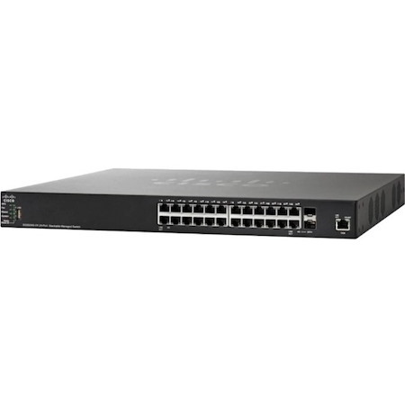 Cisco 350X SG350X-24 24 Ports Manageable Layer 3 Switch - Gigabit Ethernet - 10/100/1000Base-T - Refurbished