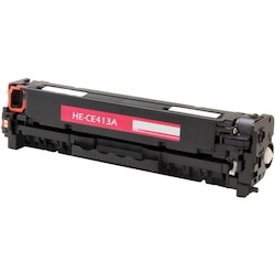eReplacements CE413A-ER Remanufactured Magenta Toner for HP CE411A, 305A