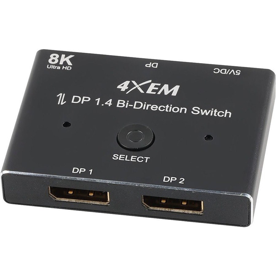 4XEM 8K DisplayPort Bi-Directional Switch