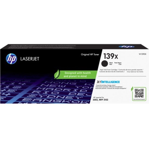 HP 139X Original High Yield Laser Toner Cartridge - Black - 1 Pack