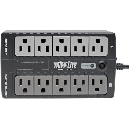 Tripp Lite by Eaton 550VA 300W Standby UPS - 10 NEMA 5-15R Outlets, 120V, 50/60 Hz, 5-15P Plug, ENERGY STAR, Desktop/Wall - Battery Backup