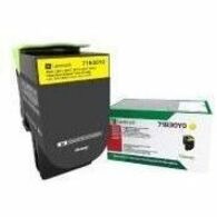 Lexmark Unison Original Laser Toner Cartridge - Yellow - 1 Pack