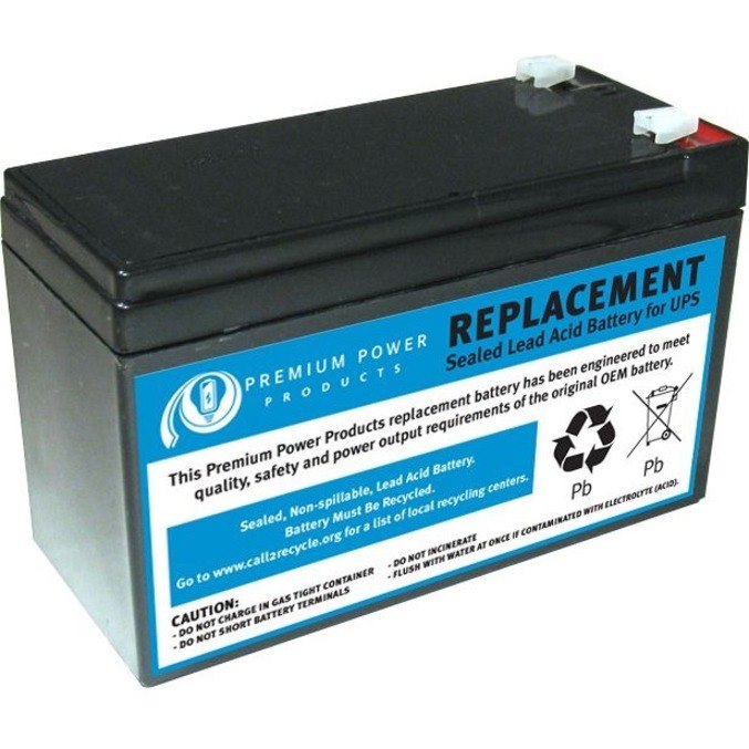 eReplacements Compatible Sealed Lead Acid Battery Replaces APC SLA110, APCRBC110, APC RBC110 for use in APC BE550G, APC UPS BE550G, APC UPS BE550G-CN, APC UPS BE550G-LM, APC UPS BE550R, APC UPS BE550R-CN, APC UPS BR650CI, APC UPS BR650CI-AS, APC UPS BR650CI-RS