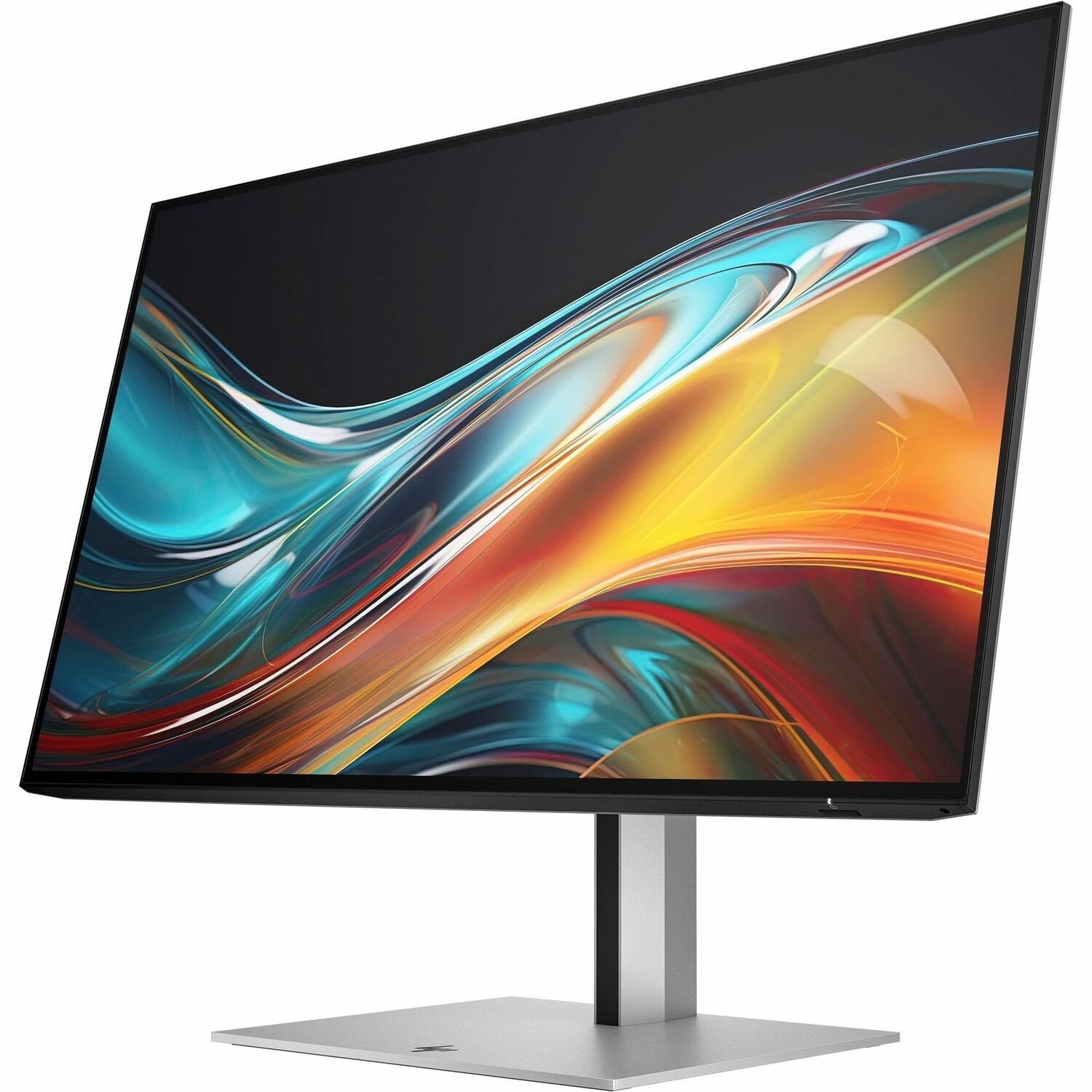 HP 724pf 24" Class Full HD LED Monitor - 16:9 - Silver, Black