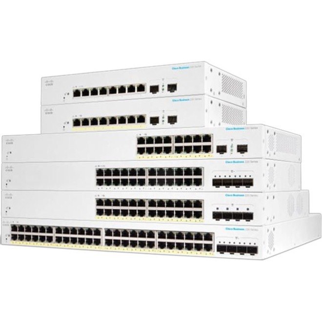Cisco Business 220 CBS220-16P-2G 16 Ports Manageable Ethernet Switch