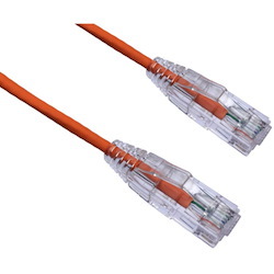 Axiom 15FT CAT6A BENDnFLEX Ultra-Thin Snagless Patch Cable 650mhz (Orange)