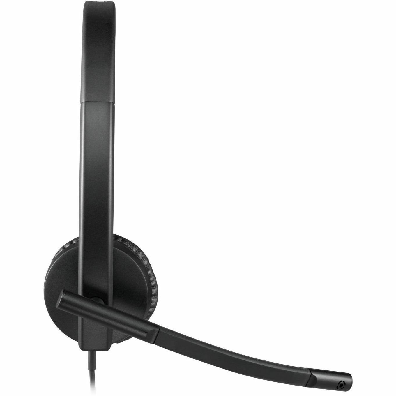 Logitech Wired Mono Headset - Black