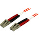 StarTech.com 2m Fiber Optic Cable - Multimode Duplex 50/125 - OFNP Plenum - LC/LC - OM2 - LC to LC Fiber Patch Cable