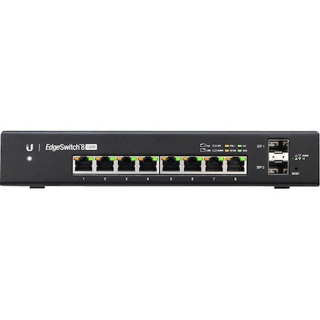 Ubiquiti EdgeSwitch ES-8-150W 8 Ports Manageable Ethernet Switch - Gigabit Ethernet - 10/100/1000Base-TX, 1000Base-X