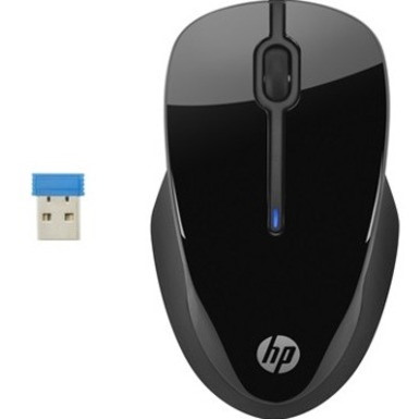 HP 250 Mouse - Radio Frequency - USB - Optical - 3 Button(s) - Black