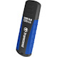Transcend JetFlash 810 128 GB USB 3.0 Flash Drive - Black, Blue