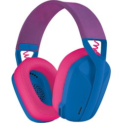 Logitech G Game G435 Wireless Over-the-head Stereo Gaming Headset - Raspberry, Blue