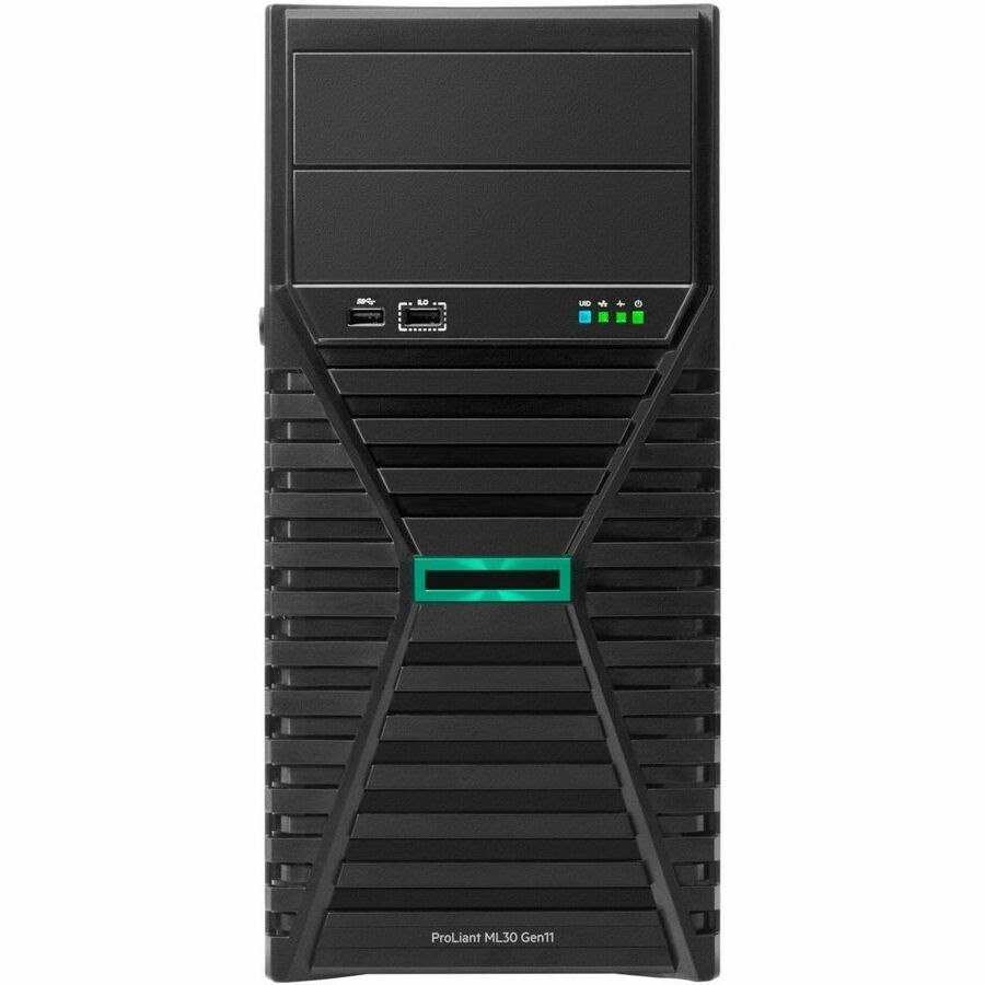 HPE ProLiant ML30 G11 4U Tower Server - 1 x Intel Xeon E-2414 2.60 GHz - 16 GB RAM - Serial ATA Controller