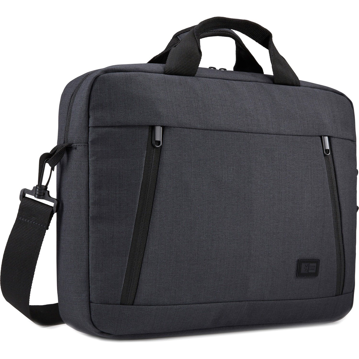 Case Logic Huxton Carrying Case (Attach&eacute;) for 25.4 cm (10") to 35.6 cm (14") Notebook - Black