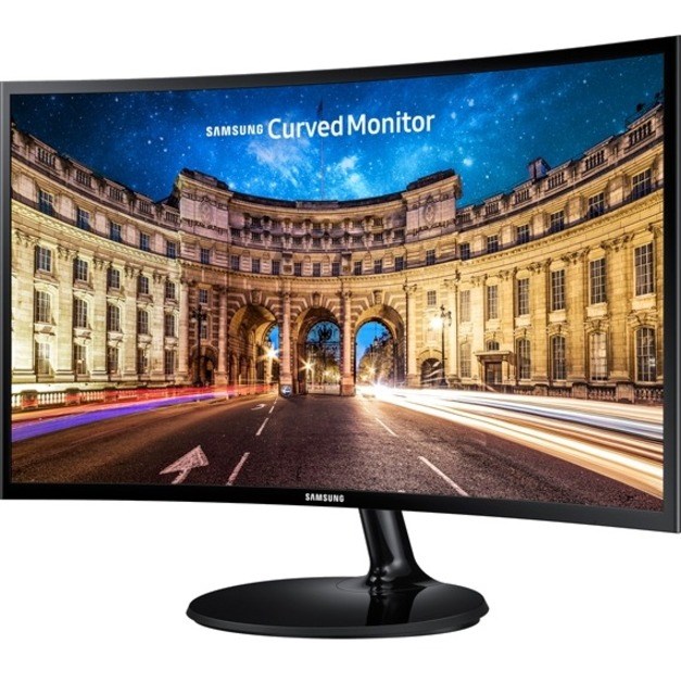 Samsung C27F390FHN 27" Class Full HD Curved Screen LCD Monitor - 16:9 - High Glossy Black - TAA Compliant