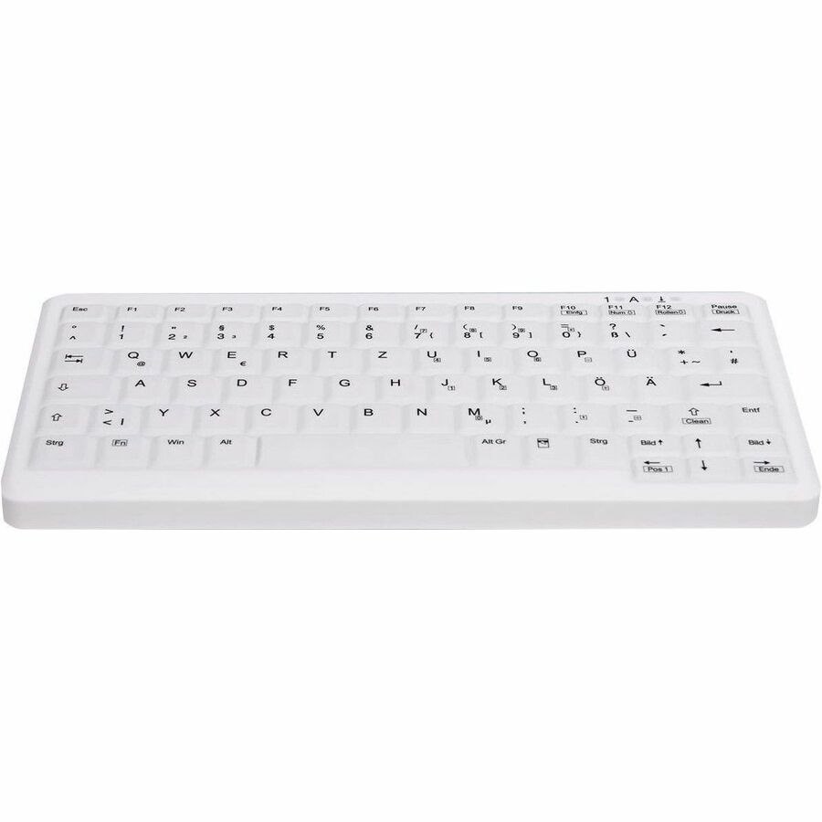 Active Key Keyboard - Wireless Connectivity - USB 1.1 Type A Interface - English (UK) - White