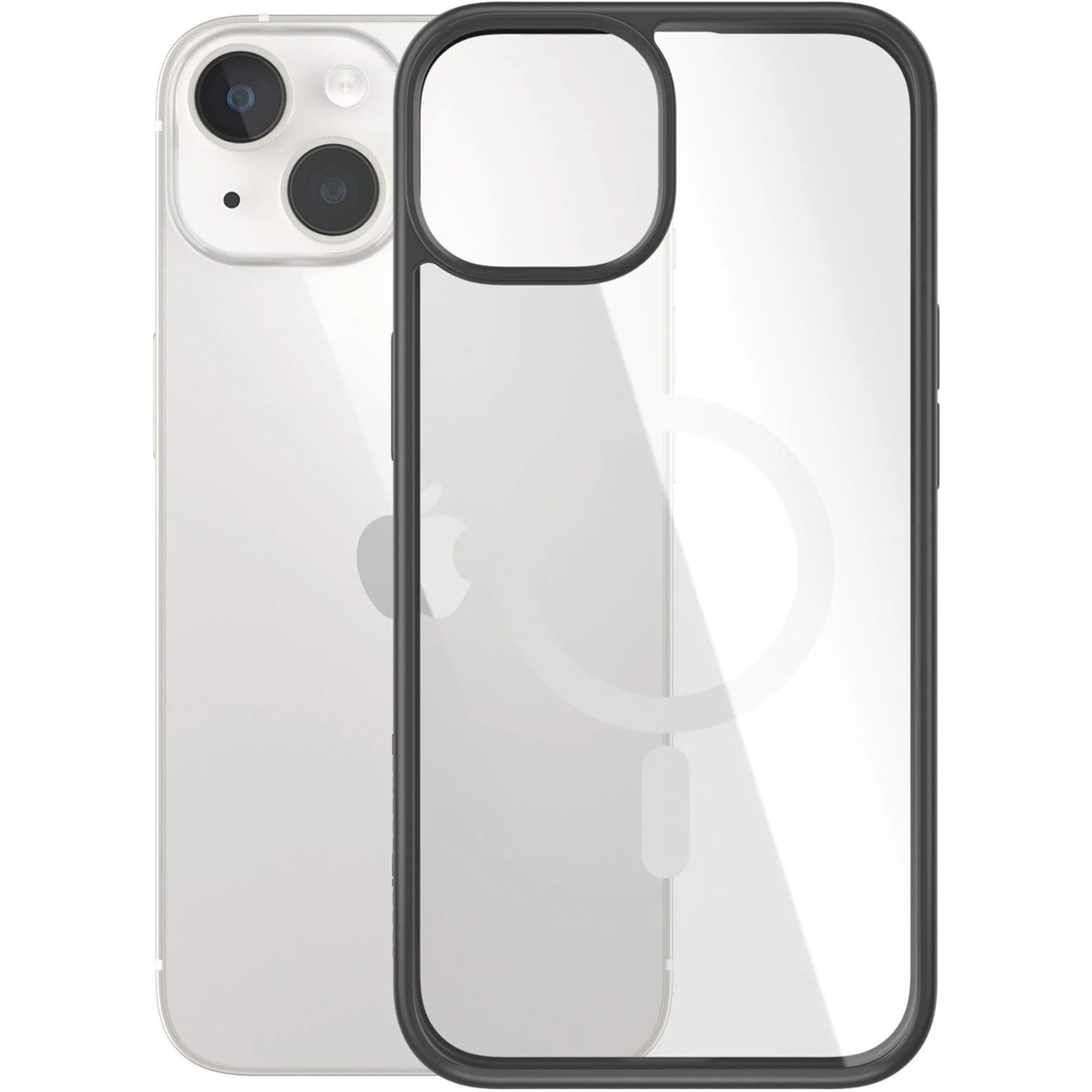 PanzerGlass ClearCase Case for Apple iPhone 14, iPhone 13 Smartphone - Black