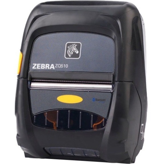 Zebra ZQ510 Mobile Direct Thermal Printer - Monochrome - Portable - Receipt Print - USB - Bluetooth - Battery Included