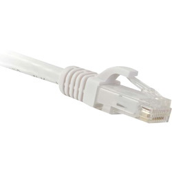 ENET Cat5e White 5 Foot Patch Cable with Snagless Molded Boot (UTP) High-Quality Network Patch Cable RJ45 to RJ45 - 5Ft