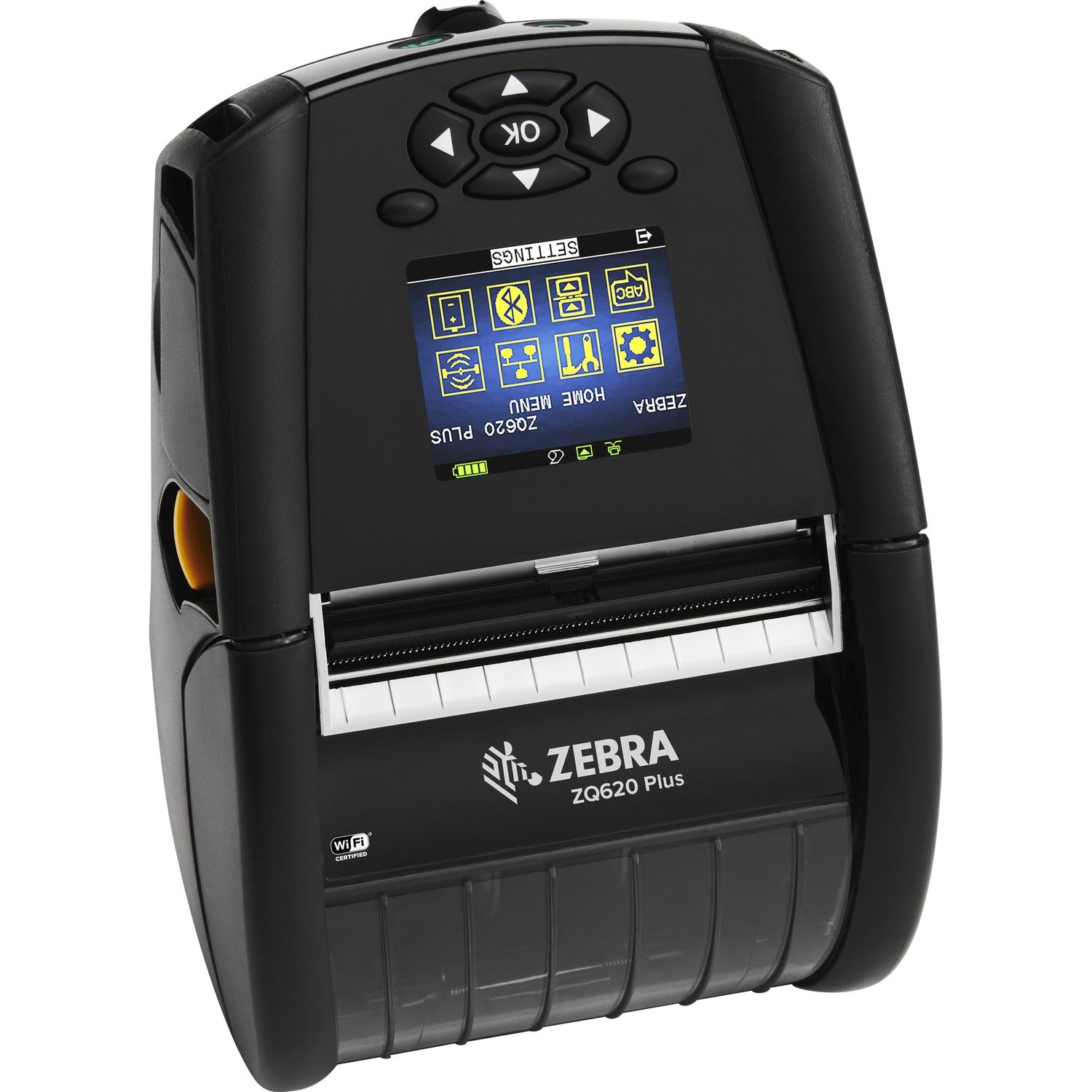 Zebra ZQ620 Plus Desktop, Industrial, Mobile Direct Thermal Printer - Monochrome - Label/Receipt Print - Bluetooth - Wireless LAN - Near Field Communication (NFC)