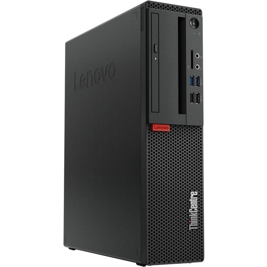Lenovo ThinkCentre M725s 10VT000JUS Desktop Computer - AMD Ryzen 5 PRO 2400G 3.60 GHz - 8 GB RAM DDR4 SDRAM - 1 TB HDD - Small Form Factor - Black