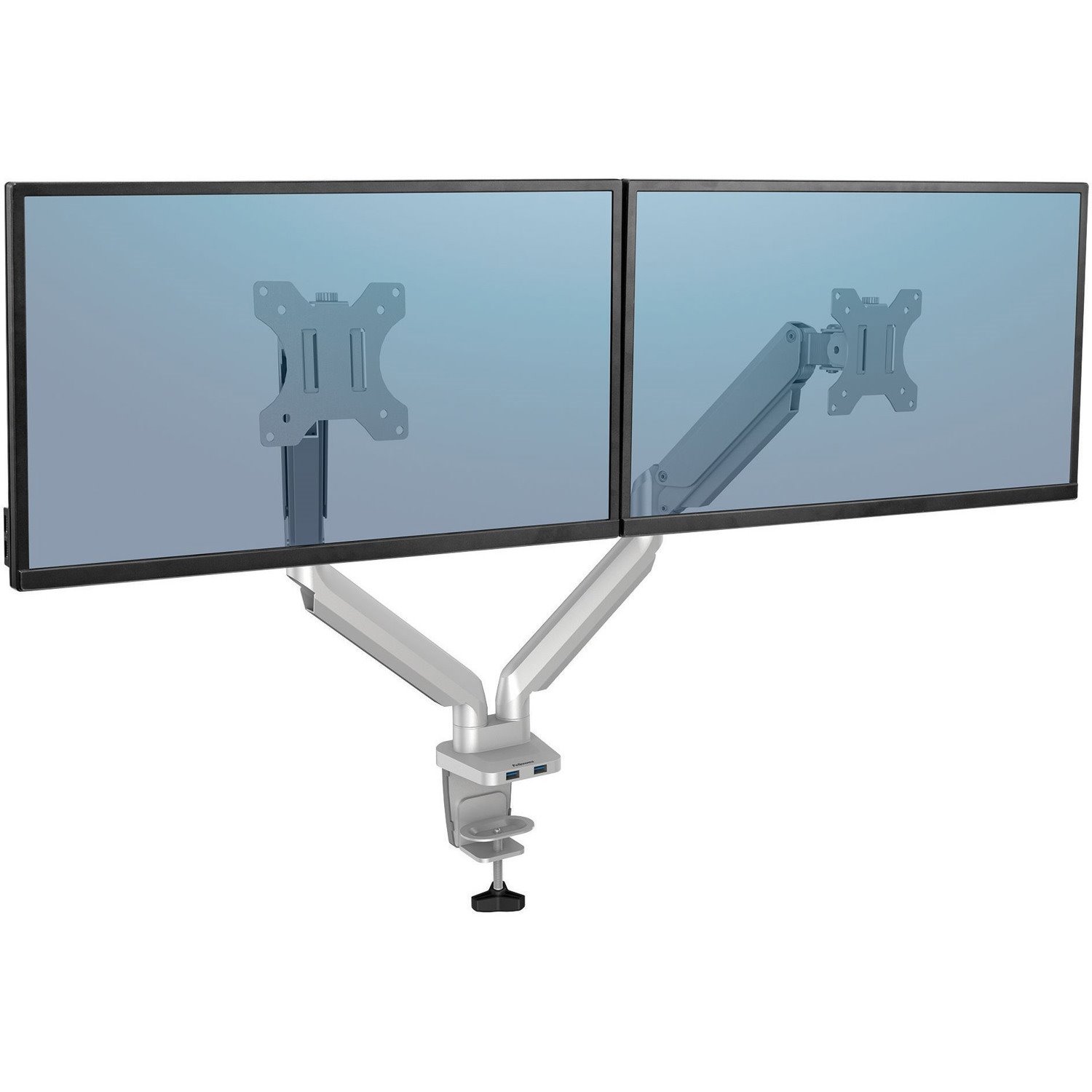 Fellowes Platinum Mounting Arm for Monitor - Silver