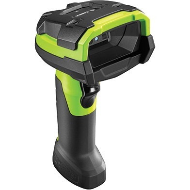 Zebra DS3608-SR Rugged Industrial, Manufacturing, Warehouse Handheld Barcode Scanner Kit - Cable Connectivity - Industrial Green - USB Cable Included