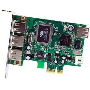StarTech.com 4-port PCI Express LP USB Adapter Card