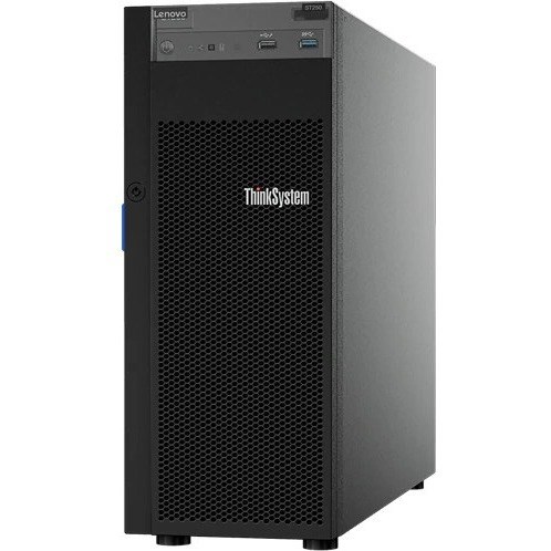 Lenovo ThinkSystem ST250 7Y45A04GNA 4U Tower Server - 1 x Intel Xeon E-2288G 3.70 GHz - 16 GB RAM - Serial ATA/600, 12Gb/s SAS Controller